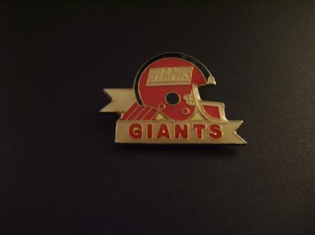 New York Giants American football helm rood-wit logo